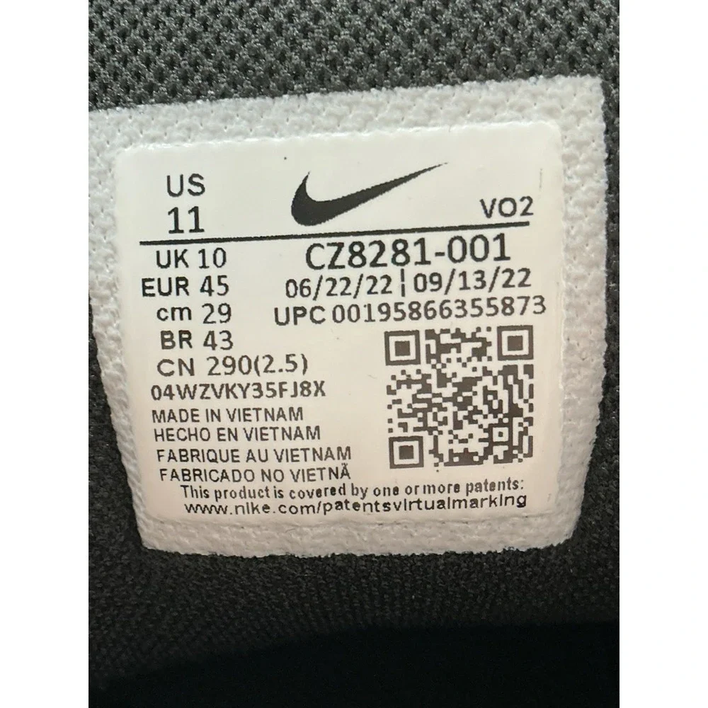 Nike Metcon 7 Training Shoes Triple Black CZ8281-001 Men's Size 10 No Box